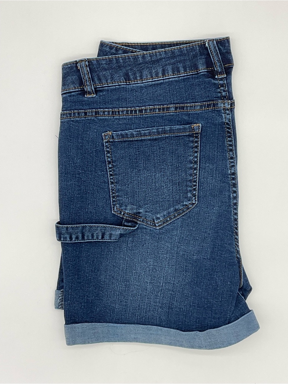 d. jeans Five Pocket Cuffed Denim Shorts, 12 - Picture 3 of 6